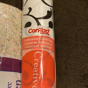 Con-Tact Adhesive Covering with Black and White Design